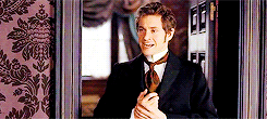 movieseriesdaily:Hugh Dancy as Dr. Mortimer Granville in Hysteria This is one of the great movies of