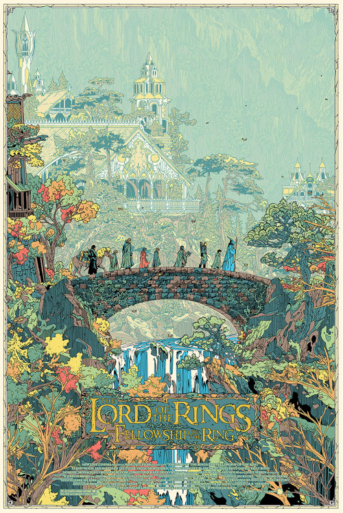 geekynerfherder:‘The Lord Of The Rings: The Fellowship Of The Ring’ by Kilian Eng.Privately commissi