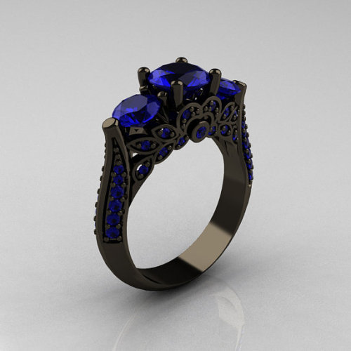 rogueofstars:  Black Gold Rings 