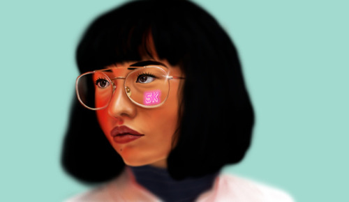 “Dr. Azumi Fujita"  Soyona Mizuno  (Graphic Painting - Photoshop)  by 5K