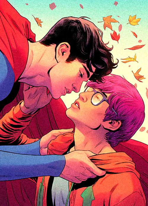 lgbtincomics: Jon Kent & Jay Nakamura Superman Son of Kal-El #5 variant covers art by Inhyuk Lee