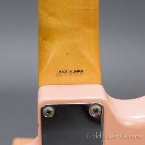 goldrushguitars: A beautiful Fender Made in Japan Stratocaster Shell Pink. Doesn’t get much be