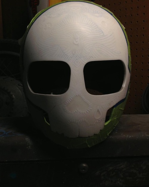Final coats of clear going on tomorrow. This helmet has been a long time coming. I&rsquo;m trying t