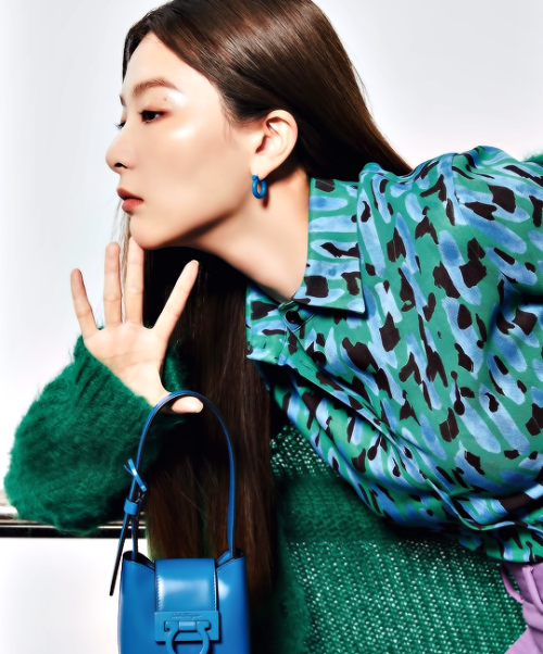 theseulgis: SEULGI + Ferragamo for Marie Claire Korea October 2021 issue.