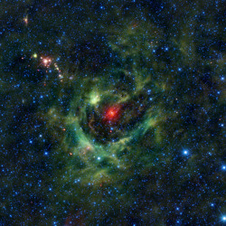 just–space:  A Celestial Shamrock -