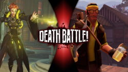 sympolite:  death-battle-prompts: MOIRA (Overwatch) vs THE SNIPER (Team Fortress 2) 