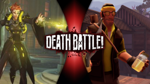 sympolite: death-battle-prompts: MOIRA (Overwatch) vs THE SNIPER (Team Fortress 2)