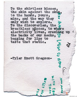 tylerknott:  Typewriter Series #1436 by Tyler