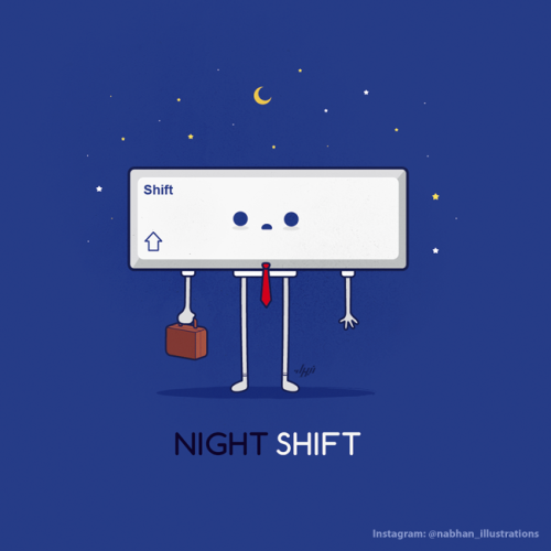 Night ShiftFollow me on instagram: www.instagram.com/nabhan_illustrations