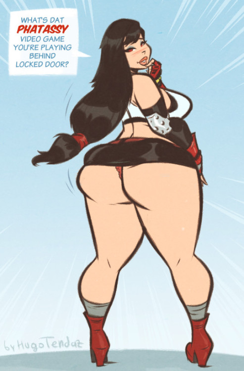 Tifa Lockhart - Phinal Phatassy - Cartoon