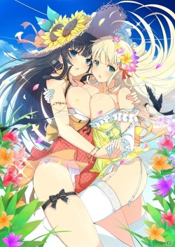 (via ikaruga and yomi (senran kagura, senran