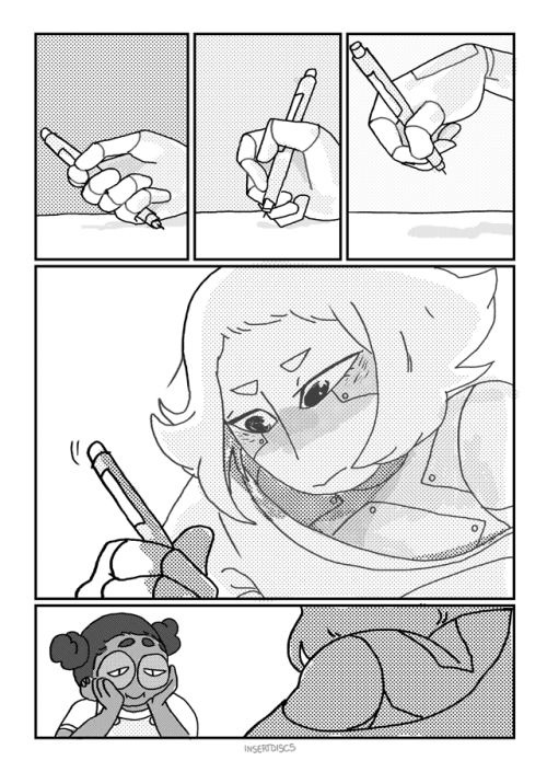 dimensionaldemon: insertdisc5: a comic about androids, and creating things I'mma need 2020 to give m
