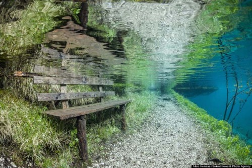 brain-food:  This is most most bizarre underwater world in Austria’s (western Europe).It complicity different with other Nature gifts.yes the winter time almost half of the year,the lake is almost completely dry and people used as a  park. However,