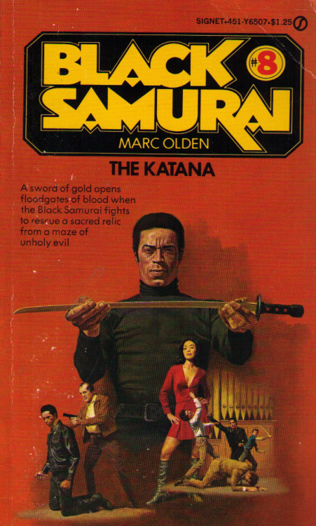 driveintheaterofthemind: Vintage Paperback - Black Samurai #08: The Katana (1975)
