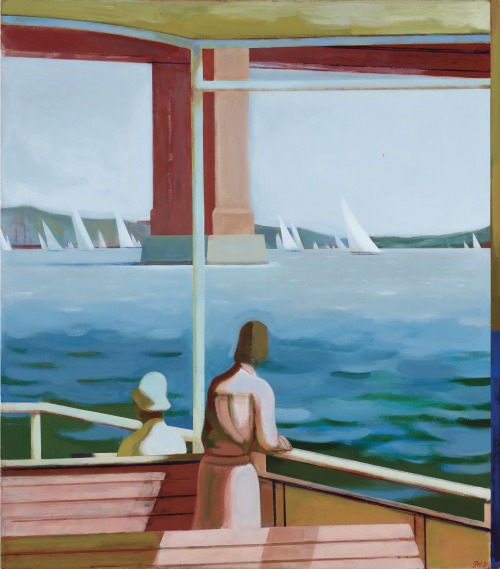 terminusantequem:James Weeks (American, 1922-1998), Bay Excursion #2, 1984. Acrylic on canvas, 213.4