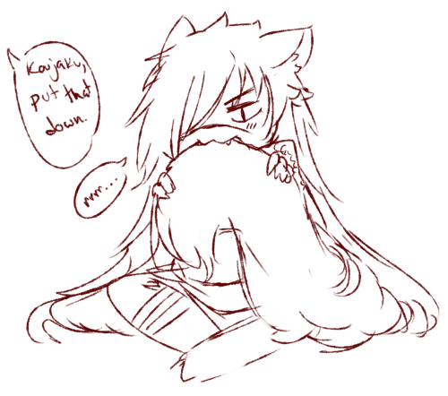 sailorpalinstrashcan:  cats all over twitterthe first one is a modern au where bejaku runs a biker gang and shiroba has the hots for the leader and shows up to every fight to cheer her on