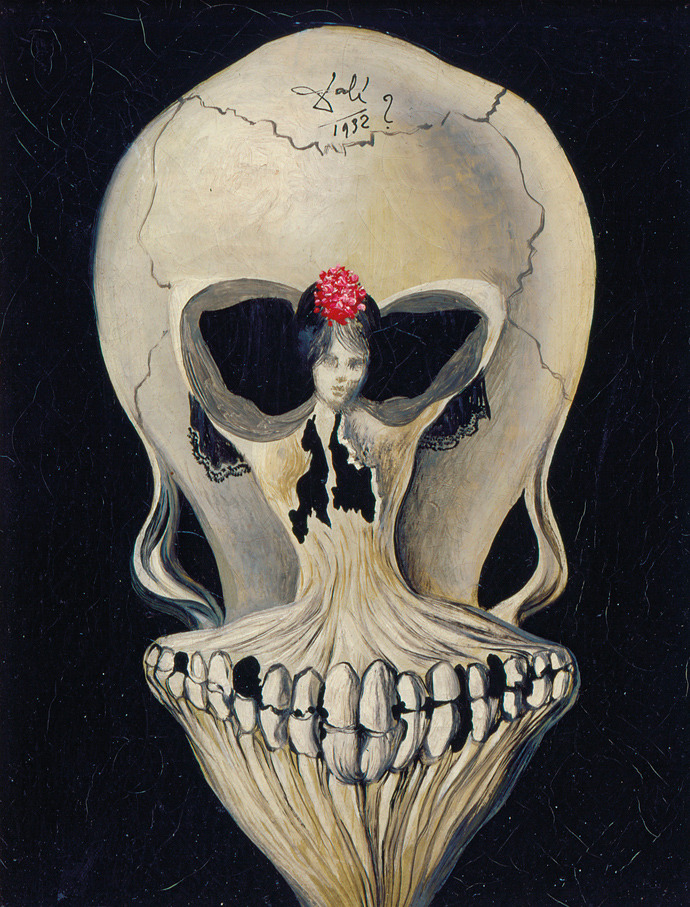 nayaroo:  SALVADOR DALÍ (1904–1989) BALLERINA IN A DEATH’S HEAD For my students