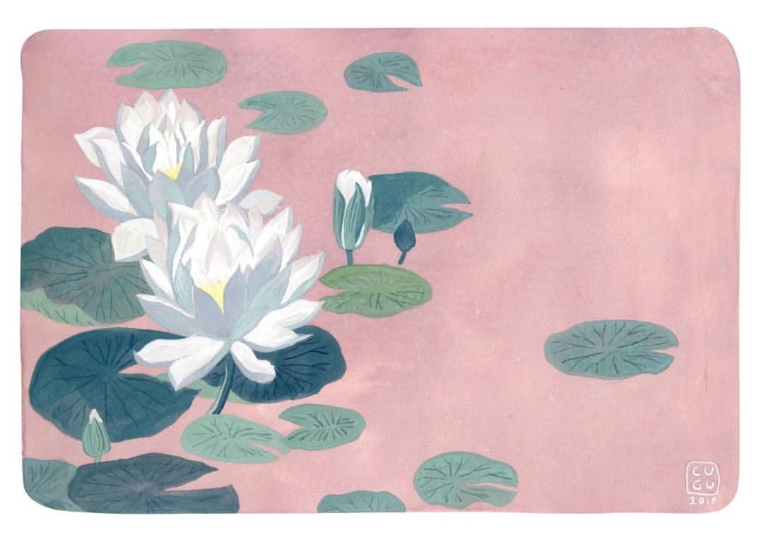 Water lilies for a mural that didn’t happen. Swipe to see a mock-up.
Day 9/99
@99daysofsketching
#99daysofsketching2019 #99daysofsketching #gouachepainting #gouache #flowermural #lilies #lotus...