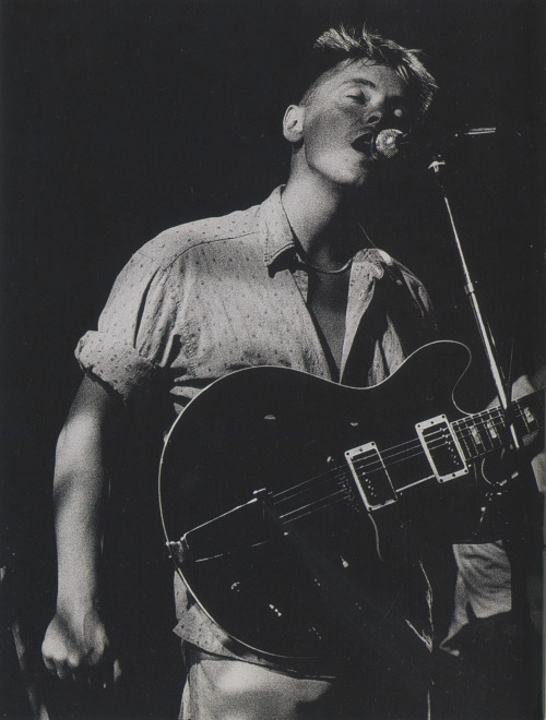 bluemondays: Bernard Sumner of New Order, 1986 (Photo by Anton Corbijn, via)