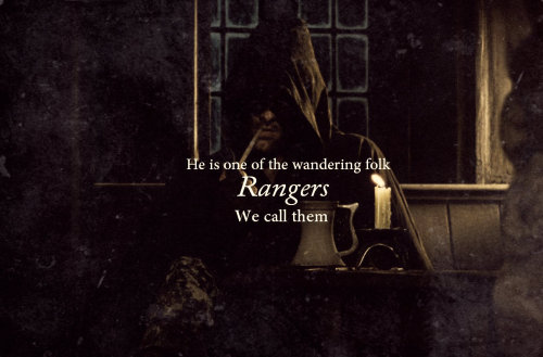 sothisisthehobbit: He seldom talks: not but what he can tell a rare tale when he has the mind. He di