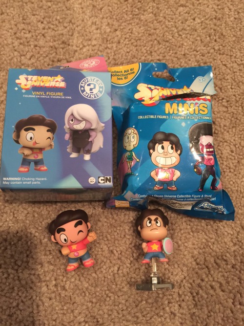 nerdy-knitter:  nerdy-knitter:  My husband surprised me with one of the Funko vinyl blind box toys!  First pic has the rarity stats of each toy.   They’re pretty cute but a lot smaller than you’d expect given the size of the box.   For size comparison