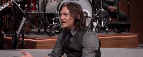 bethkinneysings:  Norman Confused Reedus during The Tonight Show Starring Jimmy Fallon on January 13, 2016 