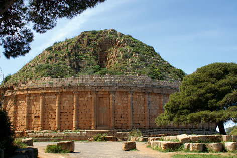 The tomb of Juba II and his wife Cleopatra Selene II (daughter of Mark Anthony and Cleopatra)Tipaza,