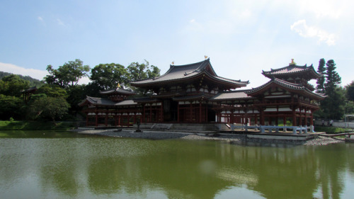 The Byodo-in temple, located in Uji. If you are familiar with Japanese currency, this temple can be 