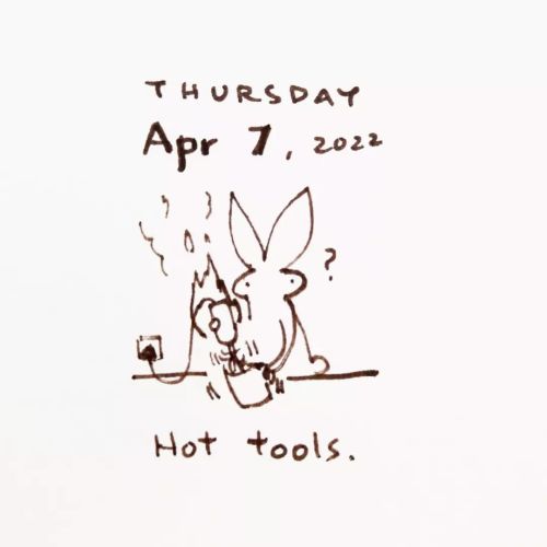 Baking is my passion #abunaday #daily #bunny #doodle #overheating #baking #一日一兔 #器具过热 #烘焙是热情 https:/