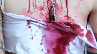 camdamage:  it’s fun to be a vampire (except for all the goths) | cam damage by self [more here] 