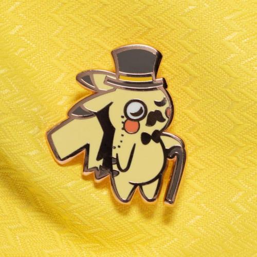 Gentleman Pokemon Pins made by Geoff Siu