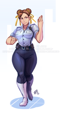 artofnighthead:  artofnighthead:  OH SHIT IT’S THE POLICE! Support me on Patreon!  Day reblog for the po-po 