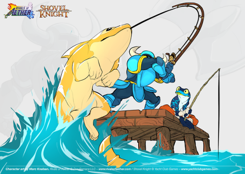Some artwork I’ve done for Shovel Knight DLC in Rivals of Aether.