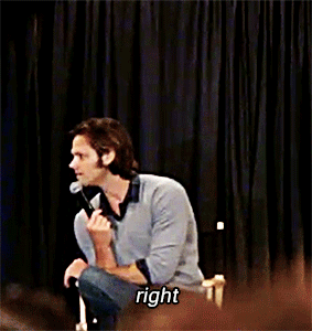 good-angel-bad-wolf:tonight-you-are-my-little-bitch:Jared Padalecki reciting Pi (x)he really is Sam 