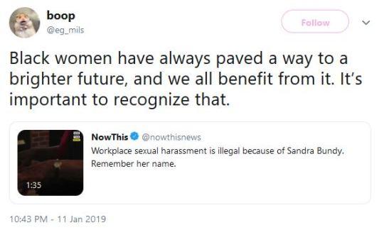 blackqueerblog: So proud of her and all women who say no more. I stand with you❤️ 