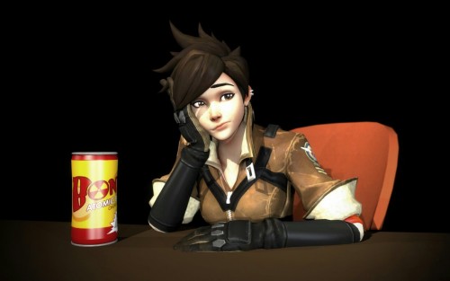 Just got a Tracer model from Overwatch for Garry’s mod. She’s fucking adorable, so, I ma