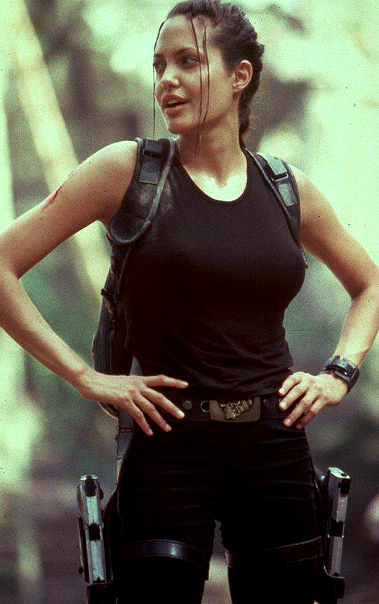 Lara Croft: Tomb Raider - Publicity still of Angelina Jolie