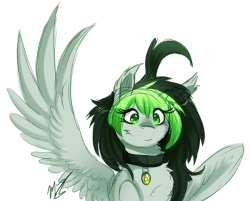 askbreejetpaw:  azula-griffon:  askbreejetpaw I drew u fanart because mlpartconfessions is dumb and your oc is adorable and i’m surprised I haven’t doodled her before.   Pfpfpfpf ! Thankyou so much Azula, this is beautiful. ;w; i adore how Bree