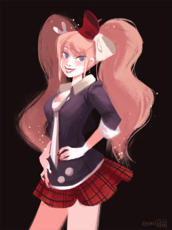 abbydraws:   Junko Enoshima been listening to Dangan Ronpa OST again 