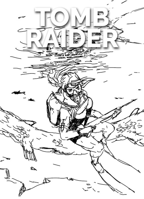 TOMB RAIDER InktoberDigital version. Tomb Raider comic covers.#2 - Second 10 daysps. Let me know whi