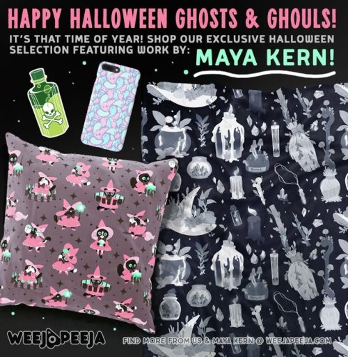 weejapeeja: Spooks and witches! @mayakern’s got both on WeejaPeeja!Come check them out in our 2018 H