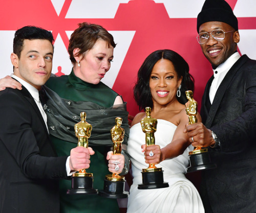 awardseason:RAMI MALEK, OLIVIA COLMAN, REGINA KING, MAHERSHALA ALI91st Annual Academy Awards | Febru