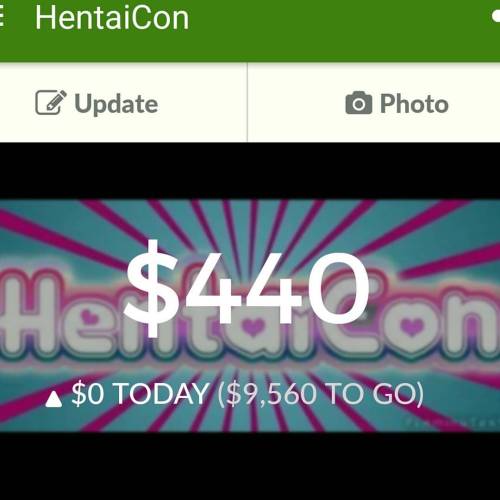 #status #update #Hentaicon #progress #crowdfunding #gofundme #hentaii #h3nta1 #henta1 #h3ntai #cospl