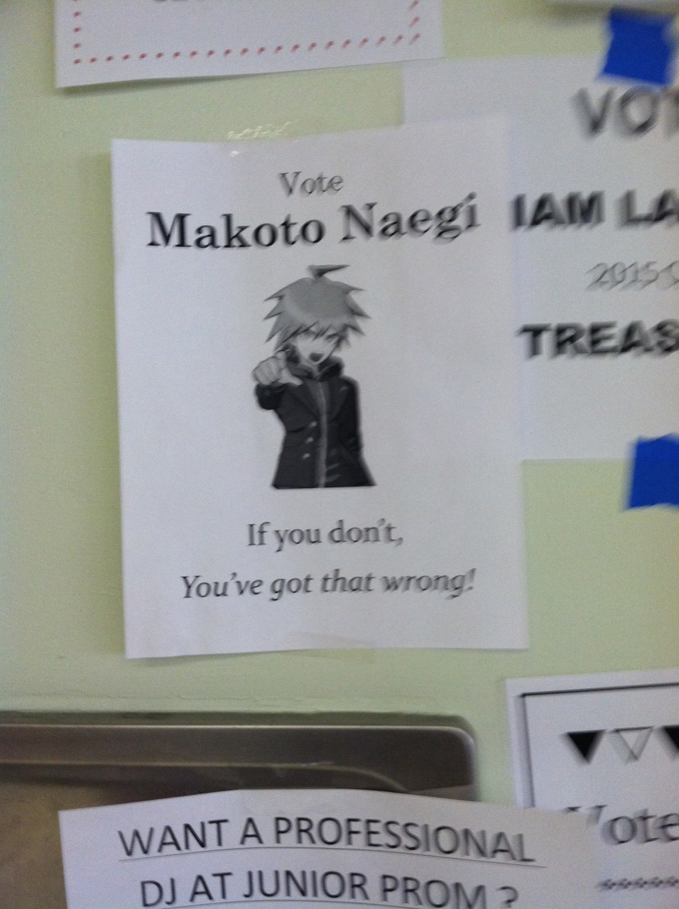 ishimondo:  apparently naegi is running for student council at my school 