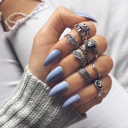 daretobefashionable:  Boho Rings