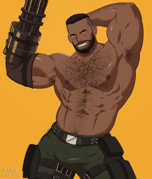  Check out Barret’s guns! Barret from the new Final Fantasy VII Remake.Facebook  | Twitter  | 