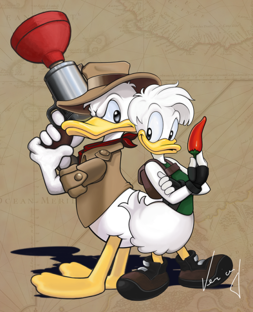 I Am A Fan Of Quackshot. This Is An Artwork I Have Posted In DA Once, Although I Like It. I Never Manage
