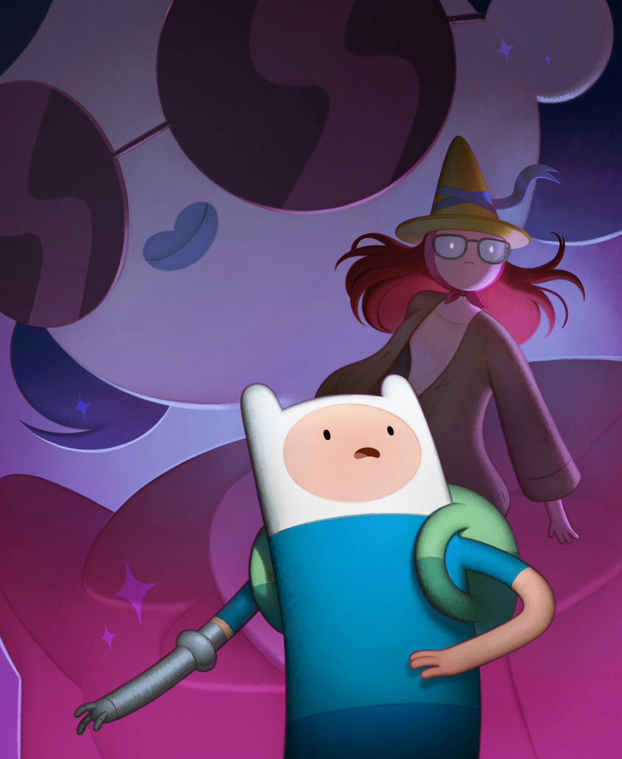 Adventure Time: Elements cover artwork designed and painted by character &amp;