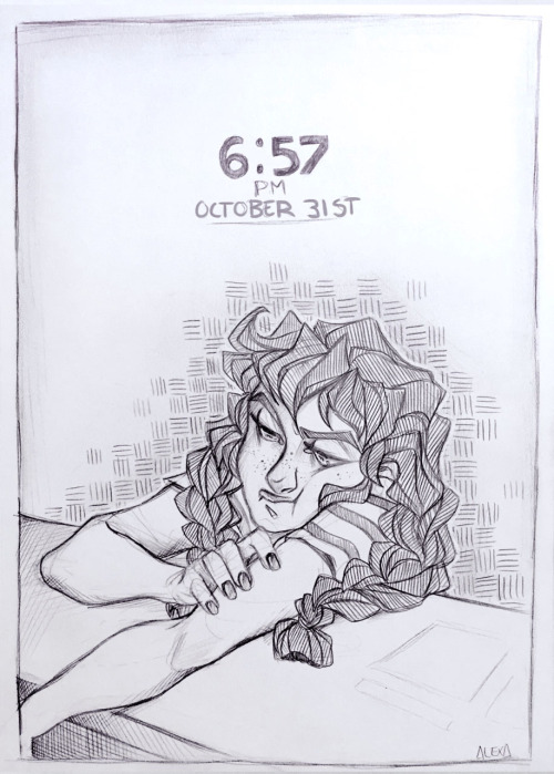 clockedincomic:It begins!Happy October![Day One]And so begins the October Project, Clocked I