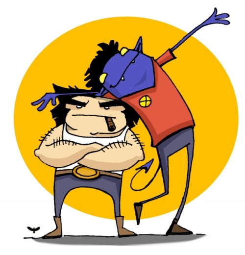 crow821:I wanted to do something that wasn’t my usually painty-ass style. This shit happened l
